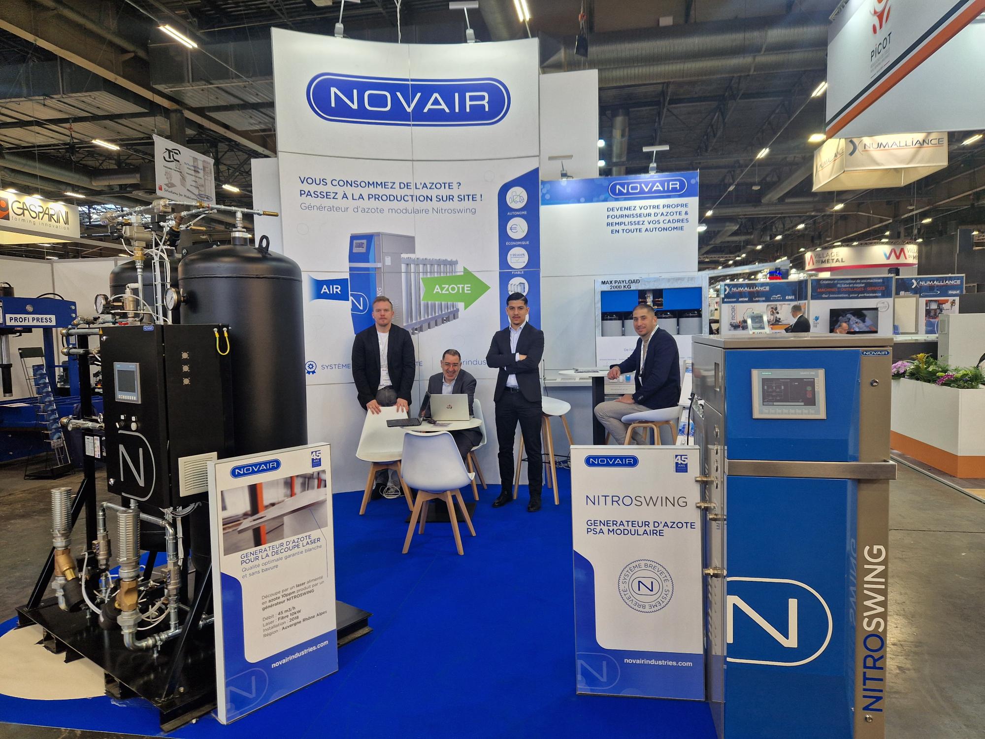 NOVAIR participe au salon Global Industrie 2024